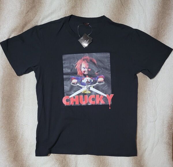 新品タグ付き チャイルドプレイ チャッキー Tシャツ CHILD'S PLAY CHUCKY