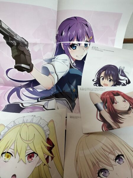 メガミマガジン両面ピンナップポスター4種+付録1種