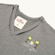 ★SALE★Hollister/ホリスター★カットアウトVネックスウェット (Heather Grey/M)_画像4