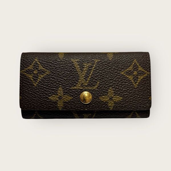 極美品!LOUIS VUITTON ルイヴィトン キーケース ミュルティクレ モノグラム 4連