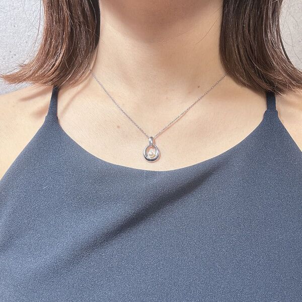 極美品!TASAKI タサキ パール ネックレス SV925 本真珠 アコヤ真珠