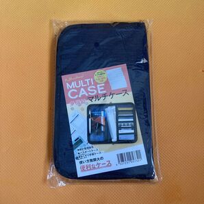 多機能マルチケース ネイビー 未使用