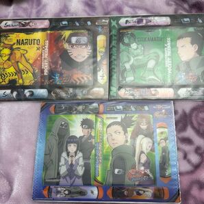 NARUTO-ナルト- ナルティメットクロス ポケットファイルダス 3点セット カード各1枚つき