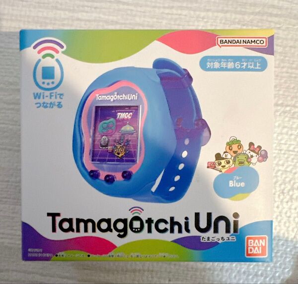 (美品) たまごっち ユニ Tamagotchi Uni BANDAI バンダイ ブルー
