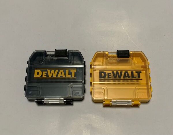 デウォルト dewalt パーツケース 小物入れ 黒/黄2色セット 未使用品 匿名配送