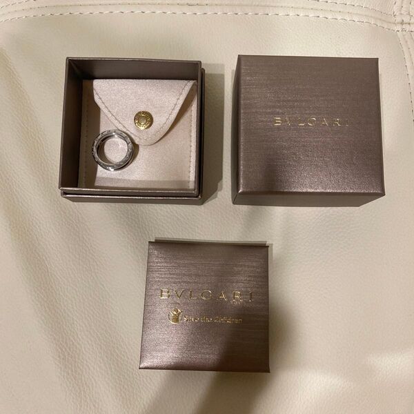 BVLGARI ブルガリ セーブザチルドレン ビーゼロワン リング 53 保管袋 化粧箱 付き