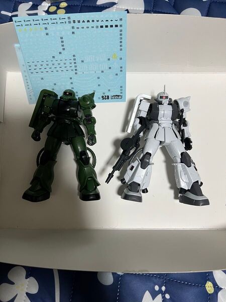 ガンダム プラモデル ザクジャンク品2体セット
