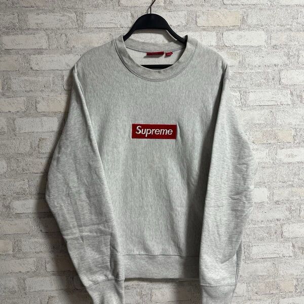 supreme ボックスロゴ スウェット