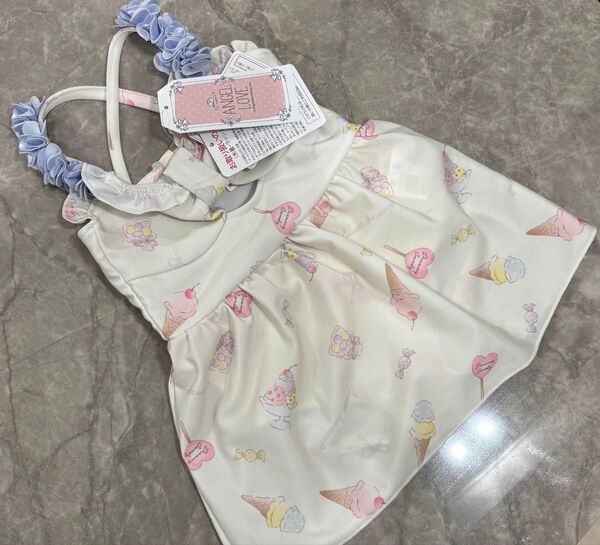 新品未使用 バースデイ 水着 90cm 子供用 ワンピース