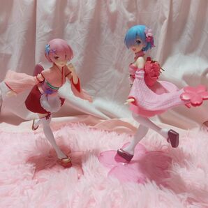 Re:ゼロから始める異世界生活 和風メイドSAKURAラムレムフィギュア