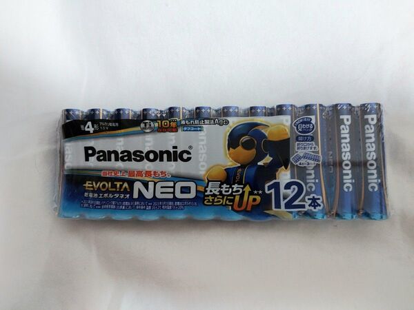 新品 パナソニック Panasonic エボルタネオ アルカリ乾電池 単4 12本(使用推奨期限 2034年)
