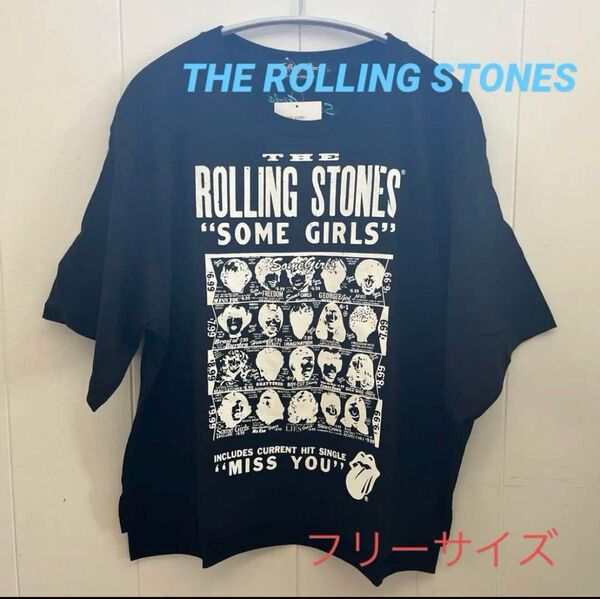 【新品】ローリング ストーンズ レディースT Some girls poster Tシャツ