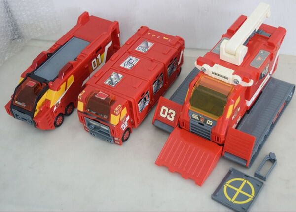 ♪ TOMY/タカラトミー 2006 ハイパーレスキュー 1号、2号、3号 3点セット!現状品♪