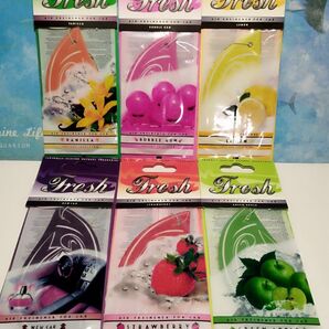 ④FreshAir Freshener 車用芳香剤 6種類セット エアフレッシュナー