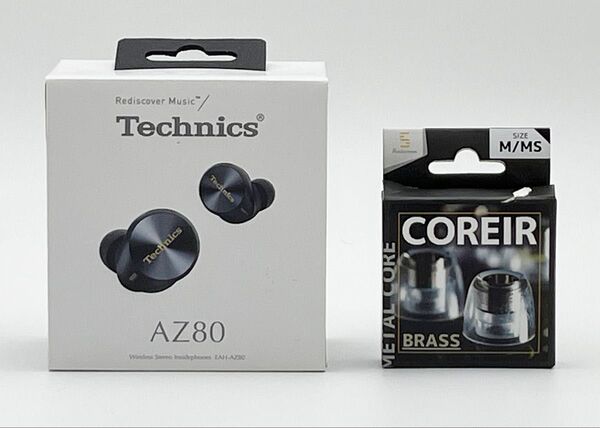 Technics EAH-AZ80 ブラック 国内正規品 コレイル イヤーピース付 / テクニクス イヤホン