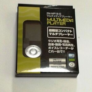 新品 未開封 マルチメディアプレーヤー ZM-MP18-G 内蔵メモリー 8GB
