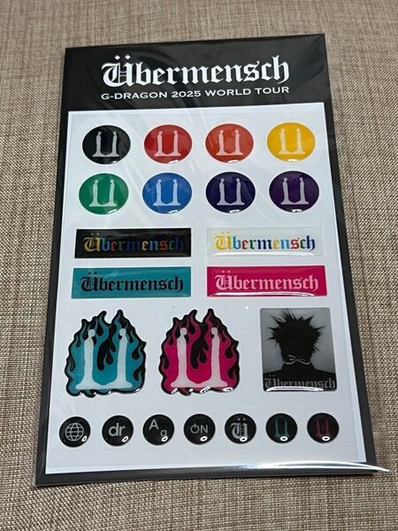 G-DRAGON EPOXY STICKER ステッカー ジードラゴン ジヨン GD Ubermensch ツアー公式グッズ