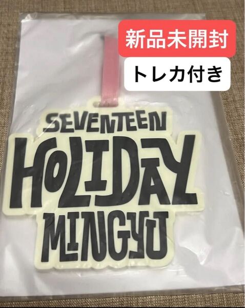 seventeen ミンギュ未開封トレカ付き セブチ LUGGAGETAG ラゲッジタグ ラゲージタグ ペンミ holiday