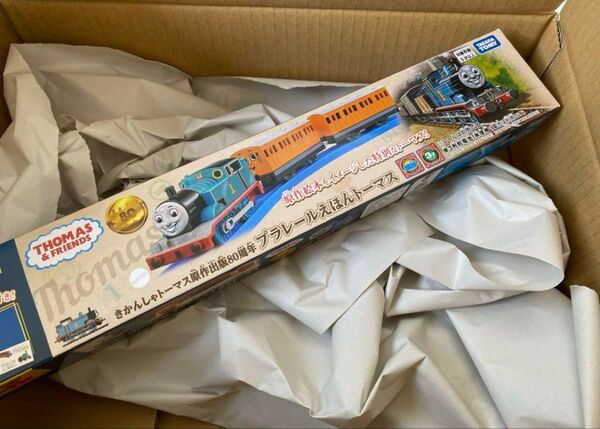 タカラトミー プラレール トーマス きかんしゃトーマス原作出版80周年 プラレールえほんトーマス 電車 列車 おもちゃ 3歳以上