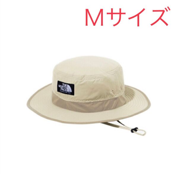 【新品未使用】ノースフェイス ホライズンハット ベージュ Mサイズ
