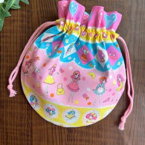 146 ハンドメイド まんまるポーチ(大きめ)