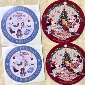 ディズニー クリスマスカード オーナメントメッセージカード ステッカー