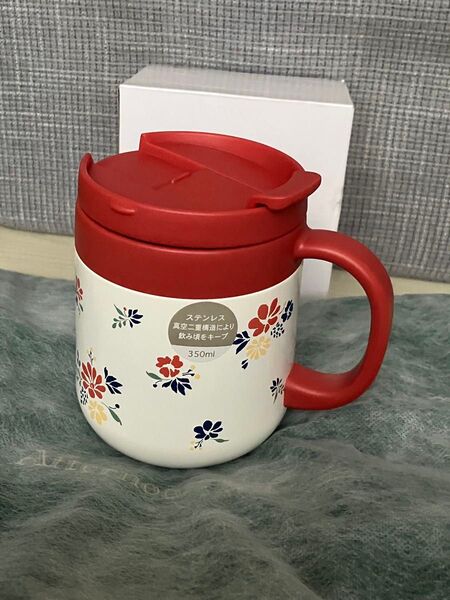 Afternoon Tea ステンレスマグカップ 花柄 新品 未使用 350ml