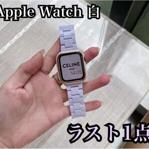 アップルウォッチバンド Apple watch 黒 白 42 44 45 49