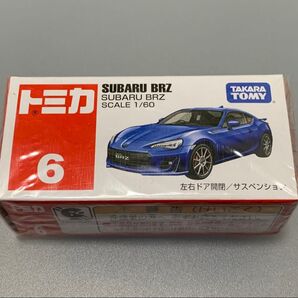 トミカ No.6 SUBARU BRZ 未開封