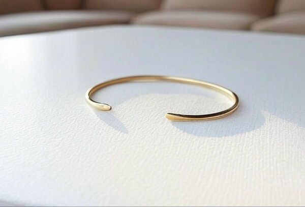 オーダーメイド真鍮バングル Brass bangle【細】