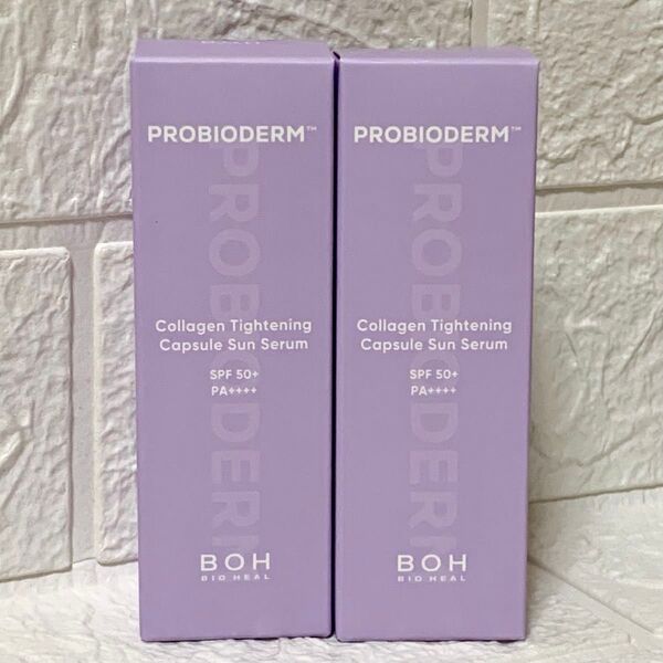 BIOHEAL BOH バイオヒールボ プロバイオダーム コラーゲン タイトニング カプセル サンセラム 50ml × 2本
