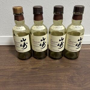 サントリー 山崎 シングルモルトウイスキー ミニボトル 180ml から瓶4本セット