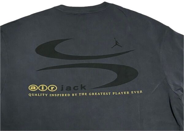 新品 Lサイズ Travis Scott x Nike Jordan Logo Tee "Black" ナイキ Tシャツ