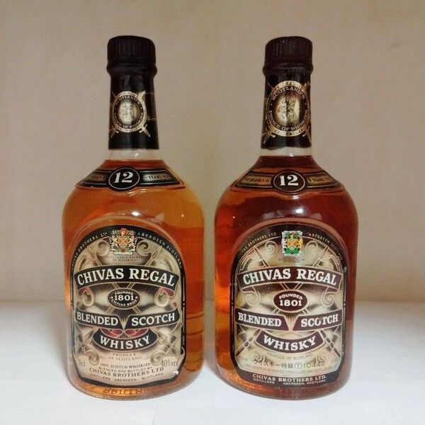 シーバスリーガル 12年 特級 オールドボトル 2本セット(760ml/750ml)