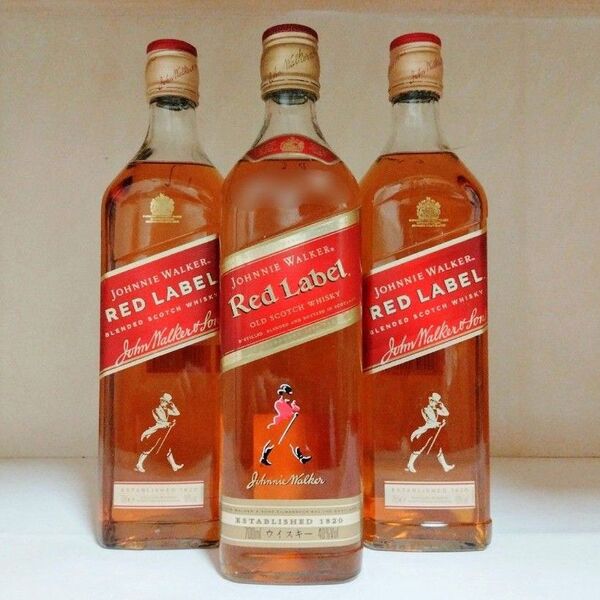 ジョニーウォーカー レッドラベル 赤 700ml × 3本 Johnnie Walker Red Label