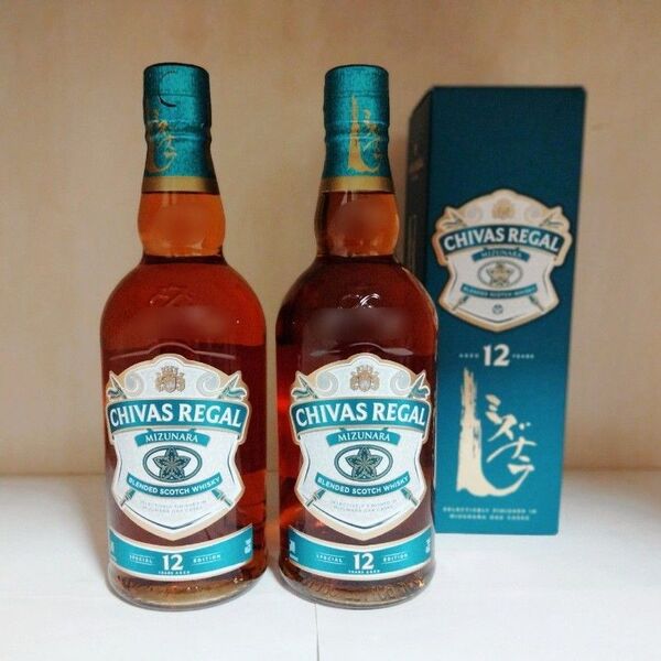 シーバスリーガル 12年 ミズナラ 700ml 2本セット