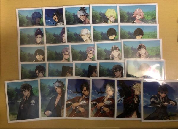【刀剣乱舞】ましコレ スクエアフォトコレクション 戦闘 内番 ノーマル ホロ まとめ売り 22点