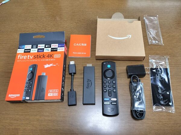 【本体美品】Fire TV Stick 4K max +リモコン(第3世代)付属品全てあり