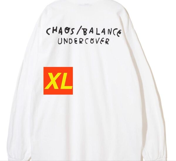 アンダーカバー undercover yu nagaba white XL LS 長袖 ロンT