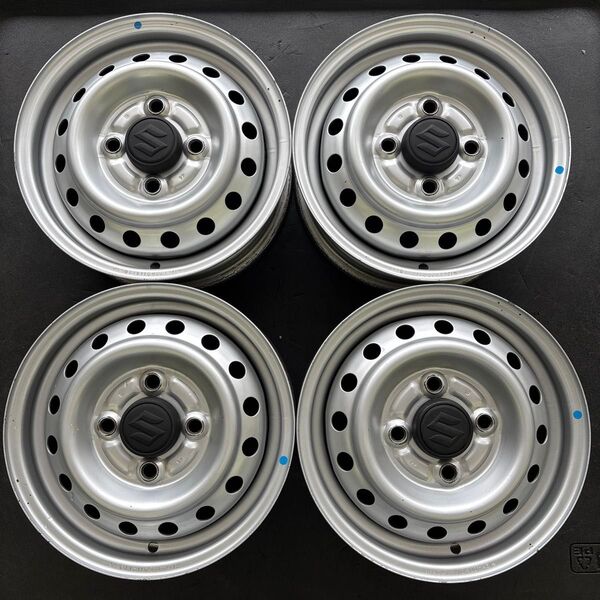スズキ キャリー エブリィ スチールホイール 純正ホイール CAP付き 12インチ 4J 4.00B ハブ54mm