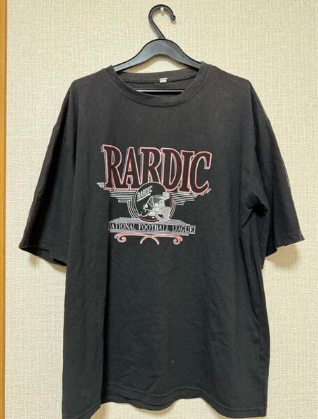 DEVICE 古着風プリントTシャツ / チャコールグレー アメカジ 半袖Tシャツ 古着