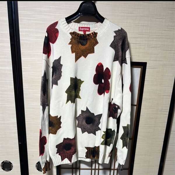 Supreme Nate Lowman Sweater "White" セーター ニット Lサイズ