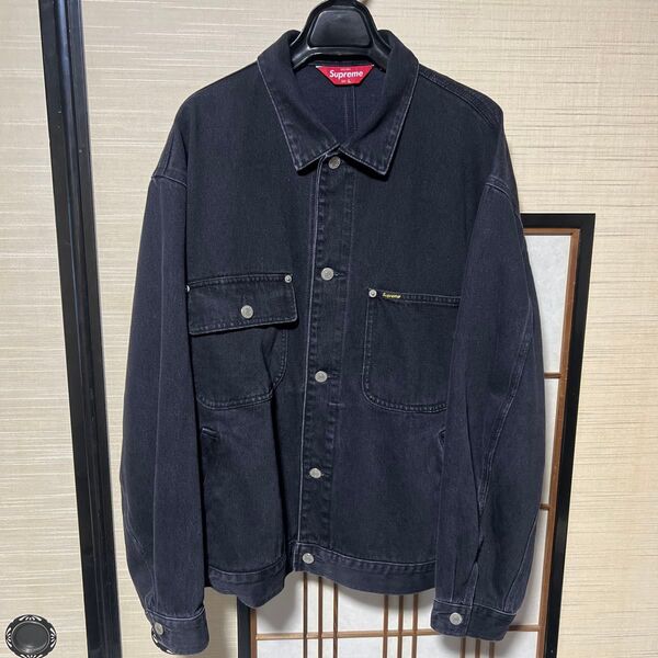 Supreme Denim Chore Trucker Jacket "Black" 24ss Lサイズ シュプリーム