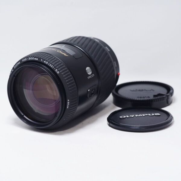美品 MINOLTA APO TELE ZOOM 100-300mm f4.5-5.6 ズームレンズ