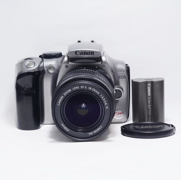 Canon EOS Kiss Digital シルバー EF-S 18-55mm f3.5-5.6 IS セット
