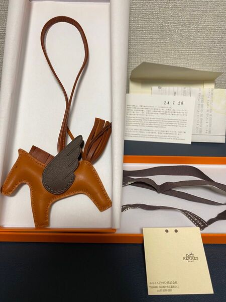 【新品未使用】2024年製 エルメス ロデオペガサスPM チャーム HERMES ロデオチャーム 馬 ストラップ