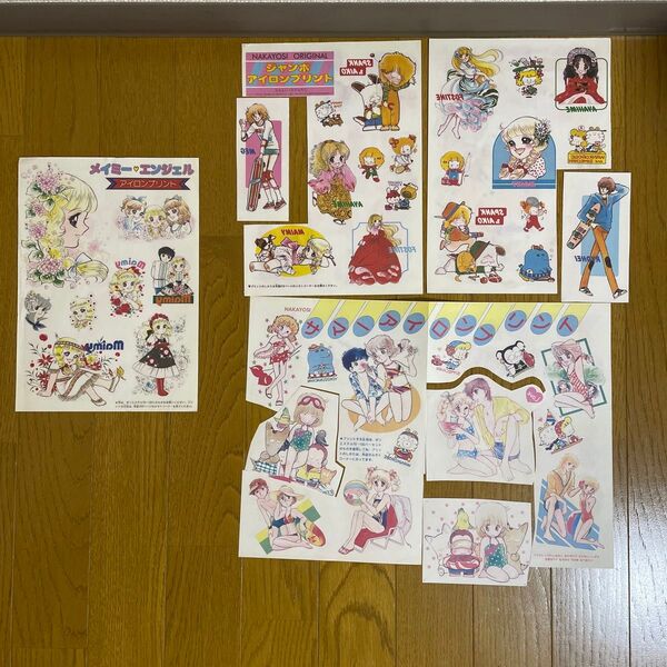 なかよし付録 昭和50年代 アイロンプリント レア 当時物 昭和レトロ