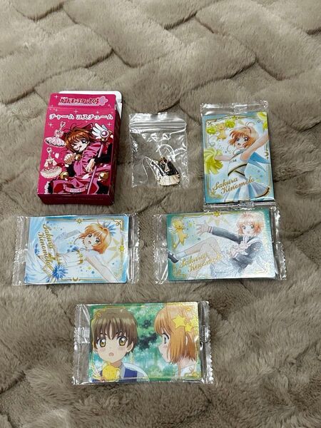 【開封のみ】カードキャプターさくら チャーム コスチューム ウエハース カード SP4枚セット