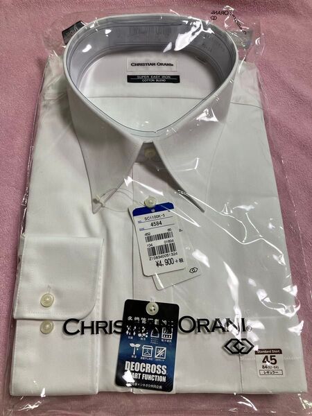 新品 CHRISTIAN ORANI SC1100K-5 45-84 ホワイト ワイシャツ 洋服の青山