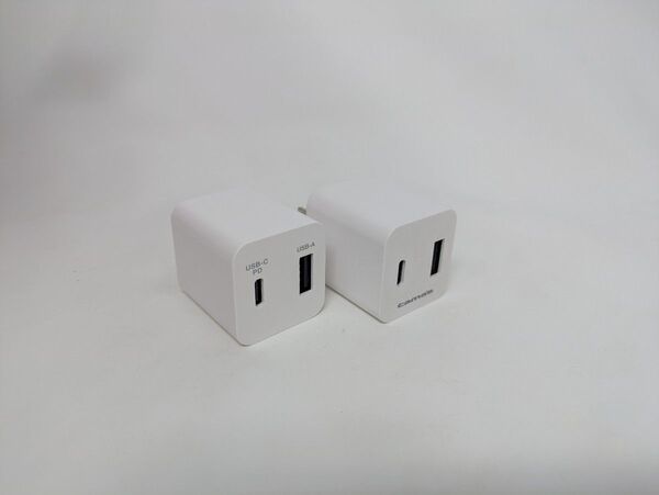 多摩電子 急速充電 最大 20W(Type-C、PD対応) 、最大18W(USB-A) AP-137 ホワイト 2個 ( 白 )